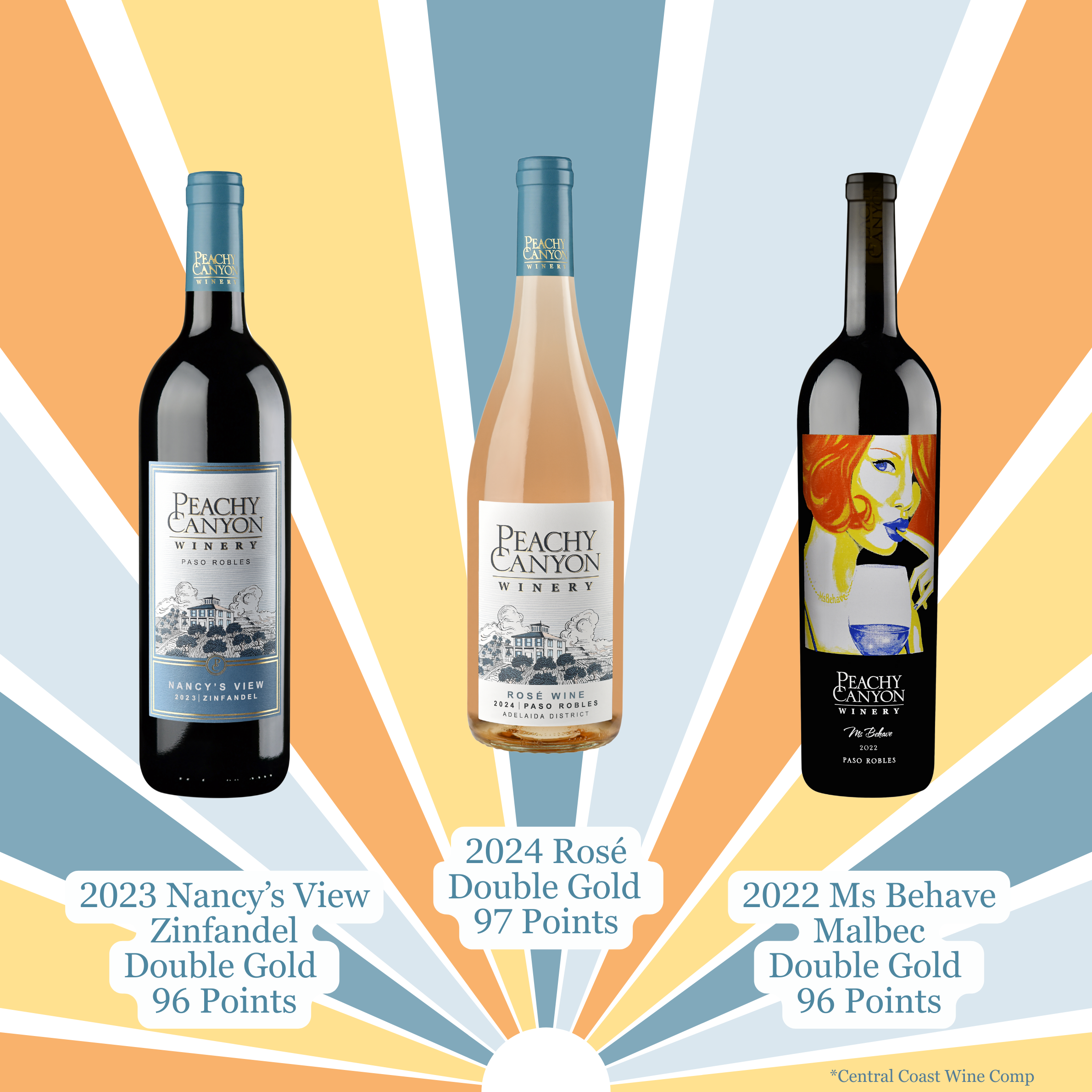 Celebrating Double Gold with our Wines! — Peachy Canyon Winery